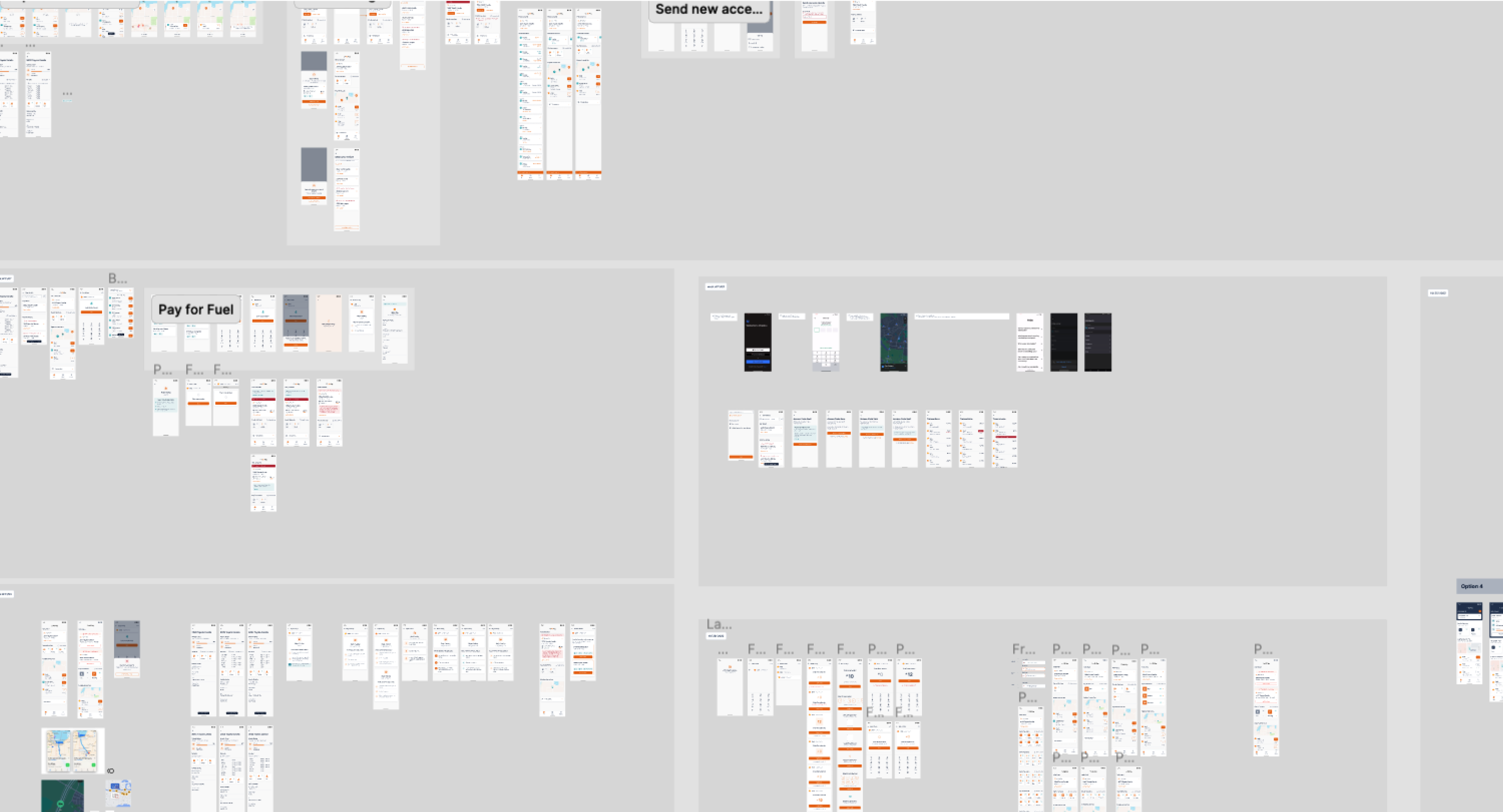Screenshot of an array of archived Car IQ designs.