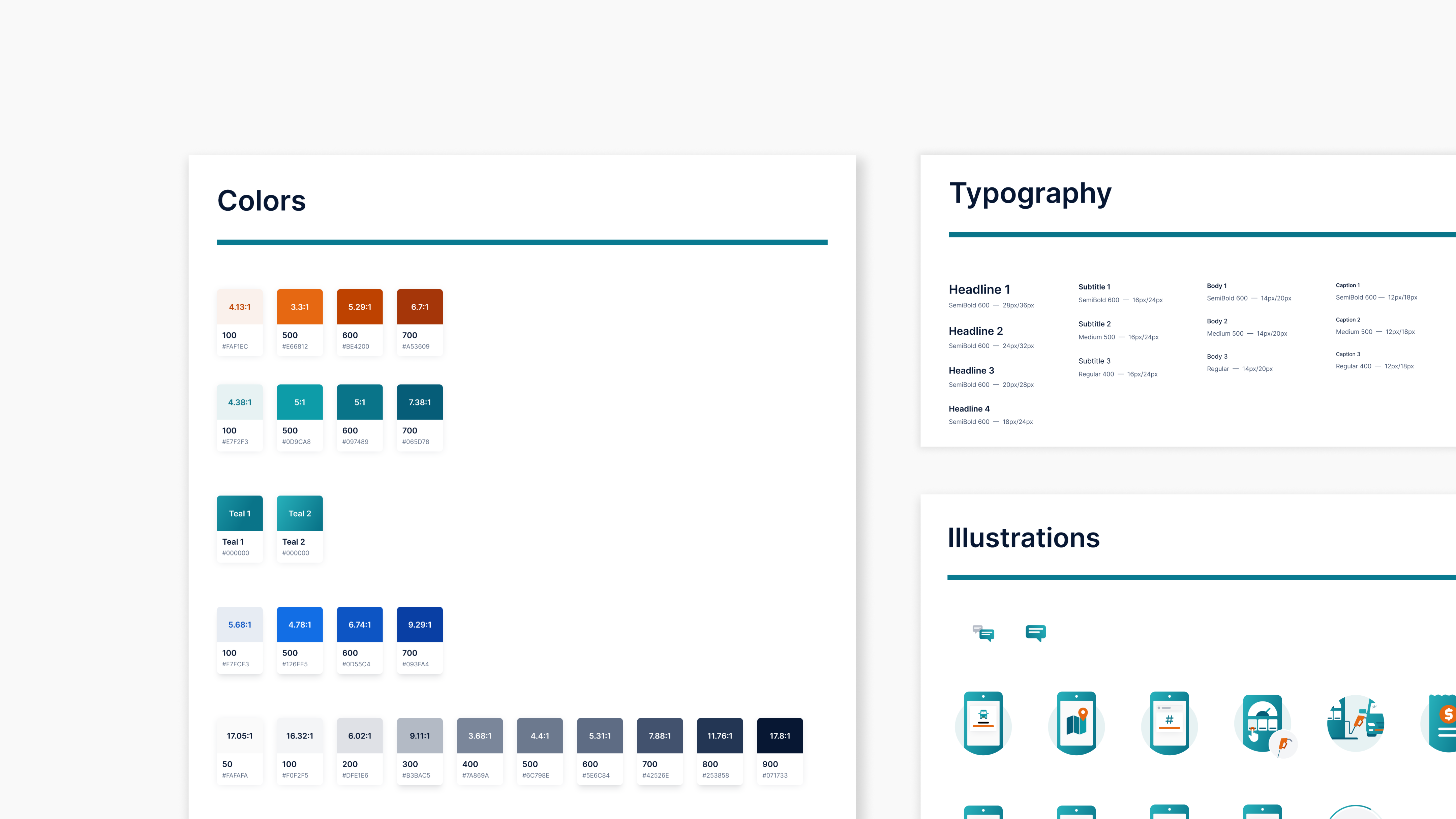 Grid of Car IQ style guides.