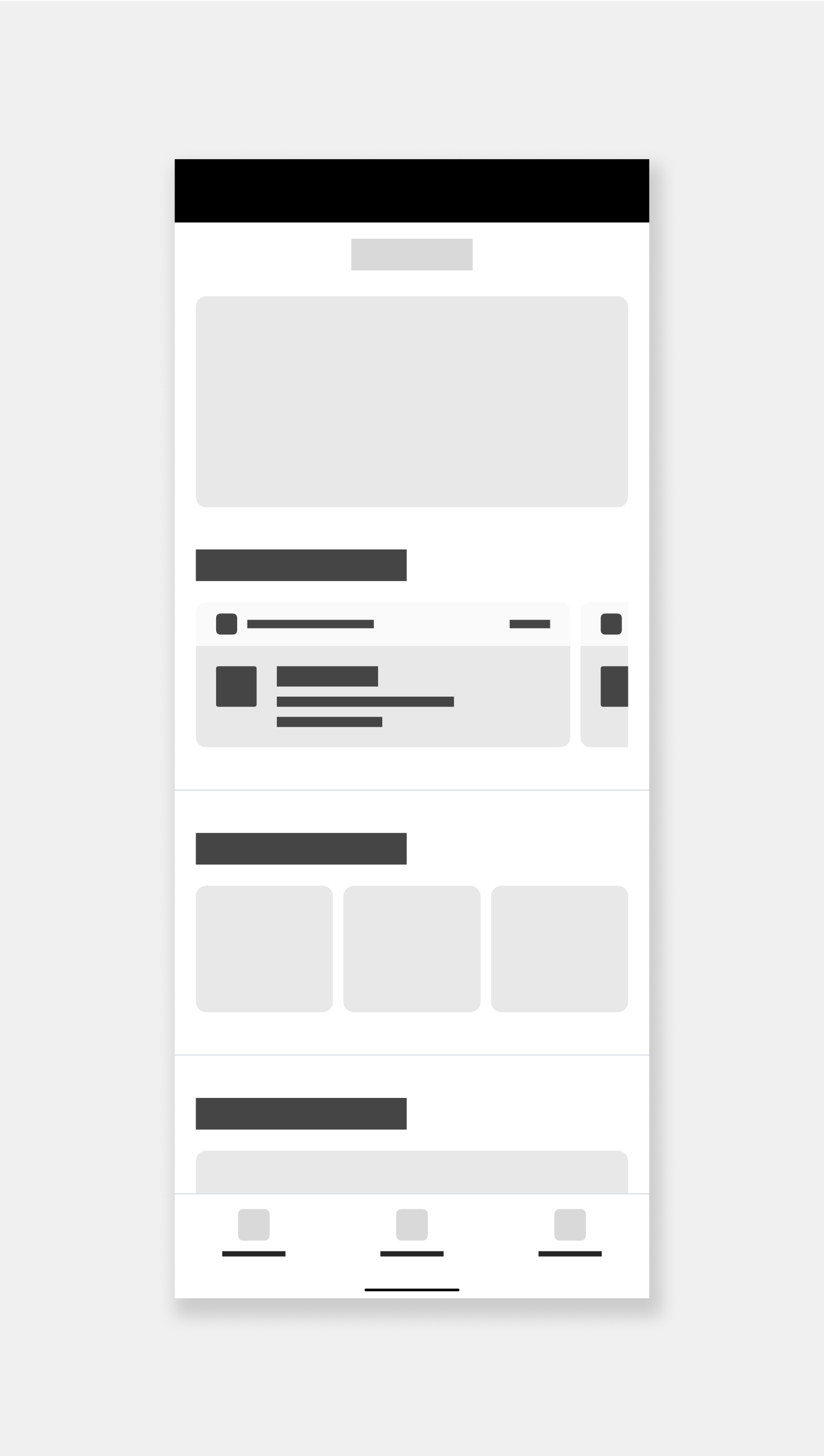 UI pattern for purchased parking services.